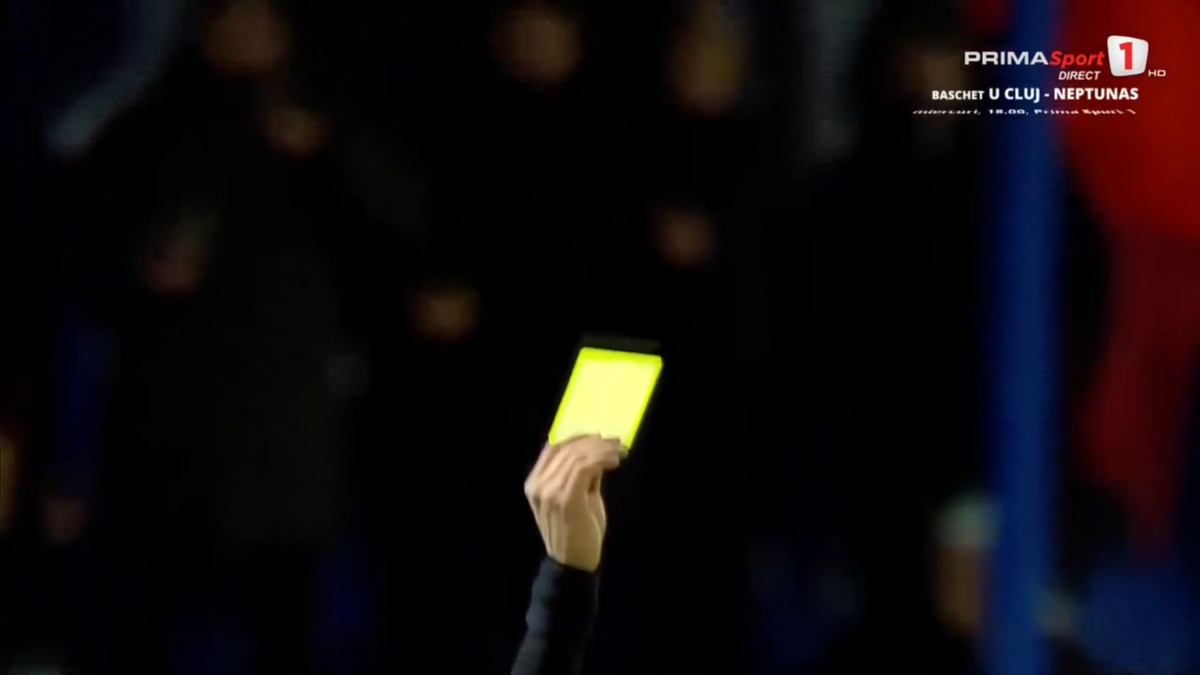 Florin Tănase, cartonaș galben pentru proteste în Slobozia - FCSB