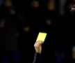 Florin Tănase, cartonaș galben pentru proteste în Slobozia - FCSB // FOTO: captură Prima Sport
