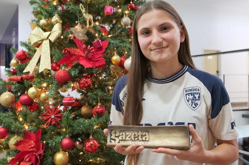 Ioana Stancu este fotbalista anului. Foto: Andrei Crăițoiu