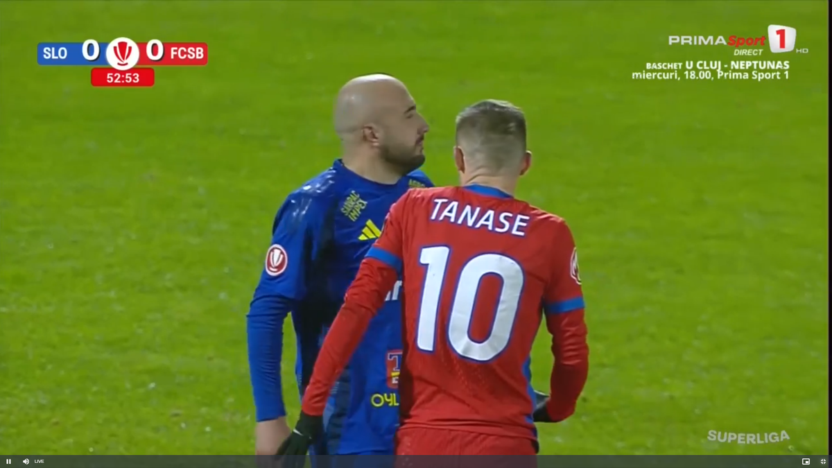 Florin Tănase, cartonaș galben pentru proteste în Slobozia - FCSB