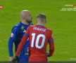 Florin Tănase, cartonaș galben pentru proteste în Slobozia - FCSB // FOTO: captură Prima Sport