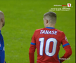 Florin Tănase, cartonaș galben pentru proteste în Slobozia - FCSB // FOTO: captură Prima Sport