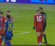 Florin Tănase, cartonaș galben pentru proteste în Slobozia - FCSB // FOTO: captură Prima Sport