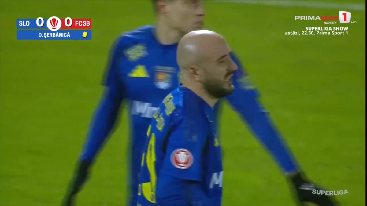 Florin Tănase, cartonaș galben pentru proteste în Slobozia - FCSB