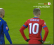 Florin Tănase, cartonaș galben pentru proteste în Slobozia - FCSB // FOTO: captură Prima Sport
