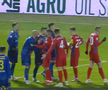 Florin Tănase, cartonaș galben pentru proteste în Slobozia - FCSB // FOTO: captură Prima Sport