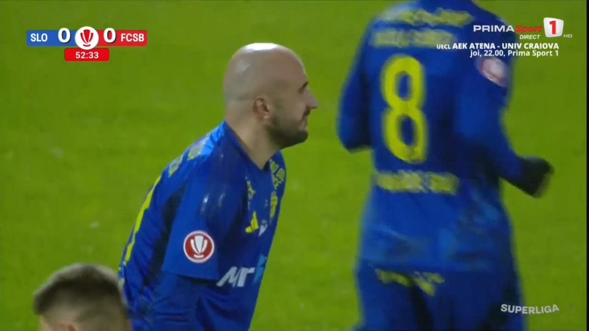 Florin Tănase, cartonaș galben pentru proteste în Slobozia - FCSB