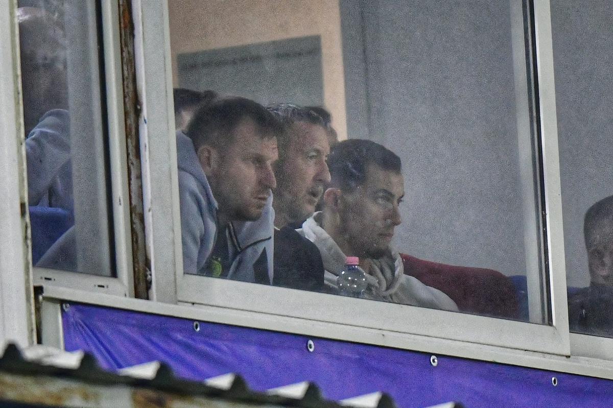 Andre Duarte a urmărit Unirea Slobozia - FCSB alături de Mihai Stoica