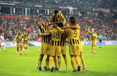 AEK Atena, dezlănțuită înaintea meciului cu Universitatea Craiova » Victorie ZDROBITOARE în campionat