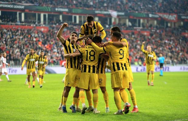 AEK Atena, dezlănțuită înaintea meciului cu Universitatea Craiova » Victorie ZDROBITOARE în campionat
