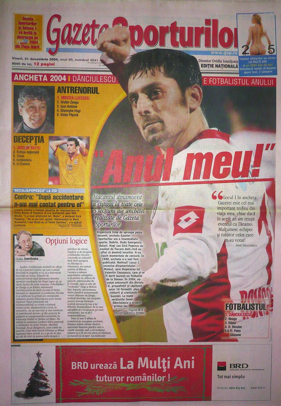 Mâine sunt Superlativele GSP » Ionel Dănciulescu are un mare favorit la Fotbalistul Anului. Care sunt topurile lui Danciu-gol pentru toate categoriile