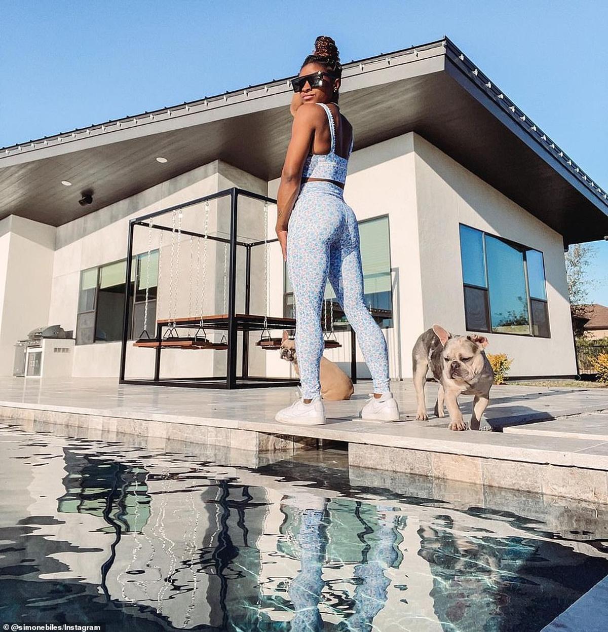 GALERIE FOTO Cum arată casa americancei Simone Biles, după ce a renovat-o tot anul 2020