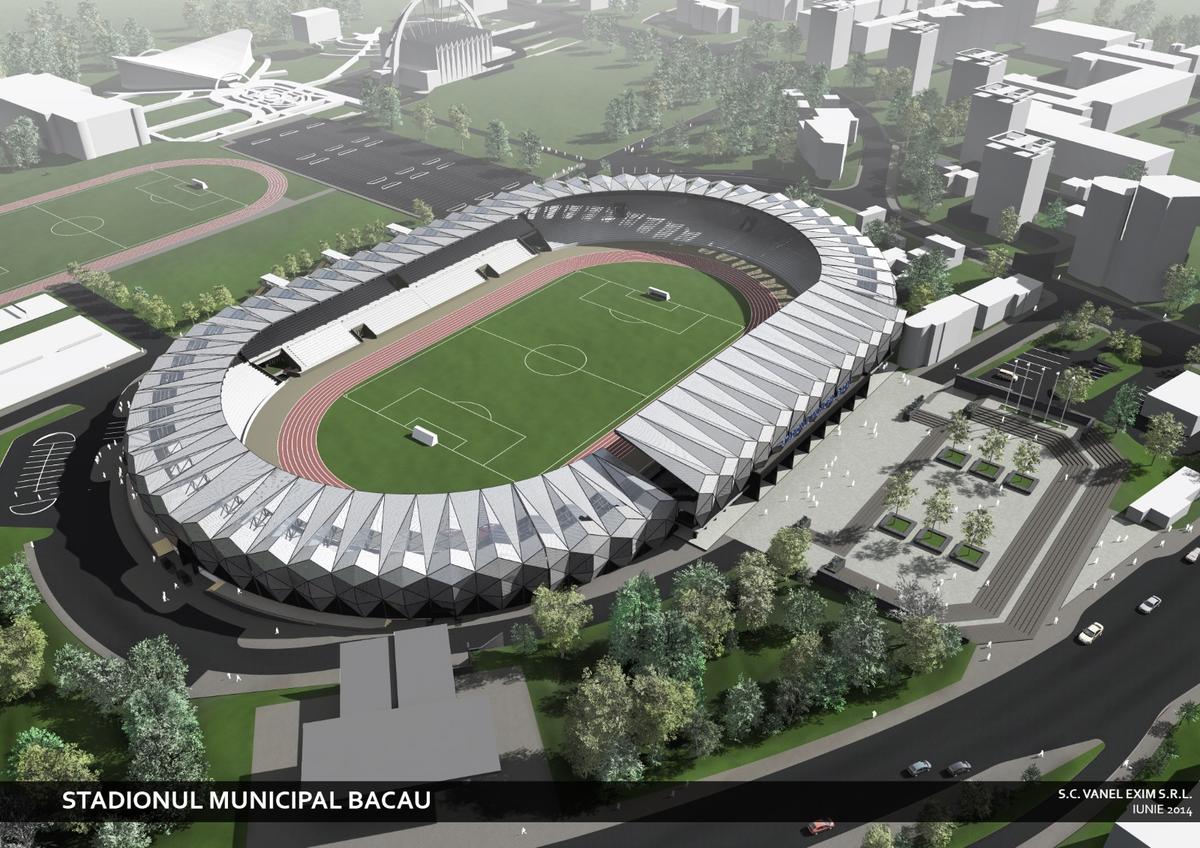 EXCLUSIV „Municipalul” din Bacău, „arena groazei”! Imagini cu stadiul dezastruos în care se află acum stadionul care obișnuia să adune 20.000 de spectatori