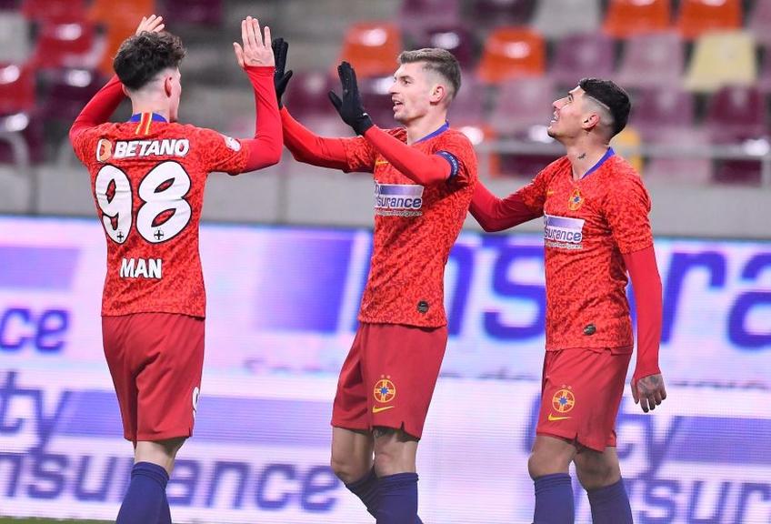 FCSB este cea mai bună echipă din Liga 1 în finalurile de meci. Sursă foto: Facebook @FCSB
