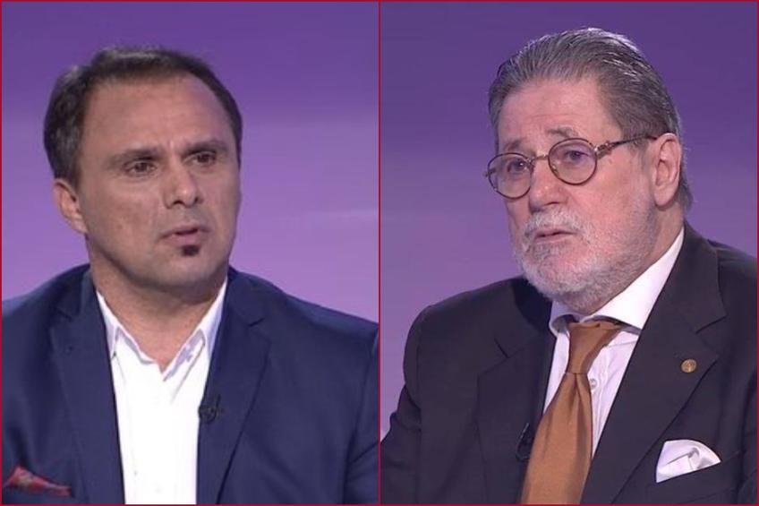 Cornel Dinu (72 de ani) și Basarab Panduru (50) s-au contrazis pe seama kilogramelor lui Reagy Ofosu (29), extrema de la Craiova.