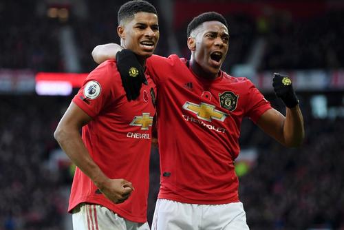 Anthony Martial, alături de Rashford / Sursă foto: Guliver/Getty Images
