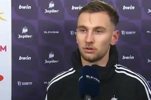Denis Drăguș, după derby-ul Anderlecht - Standard Liege // foto: captură Twitter
