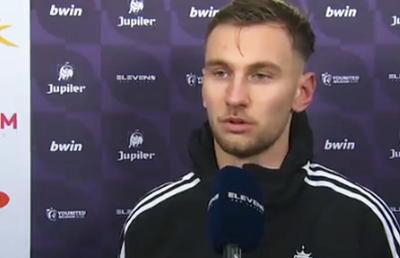 Denis Drăguș, la microfon, după golul din derby: „Ești singurul atacant de la Standard care marchează”