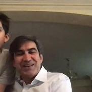 Victor Pițurcă alături de Edan, fiul pe care îl are cu fosta amantă, Vica Blochina