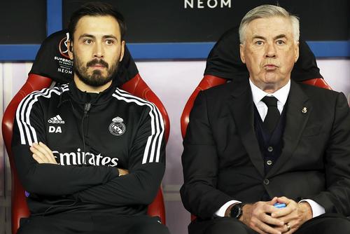 Carlo Ancelotti, alături de fiul Davide // foto: Guliver/gettyimages