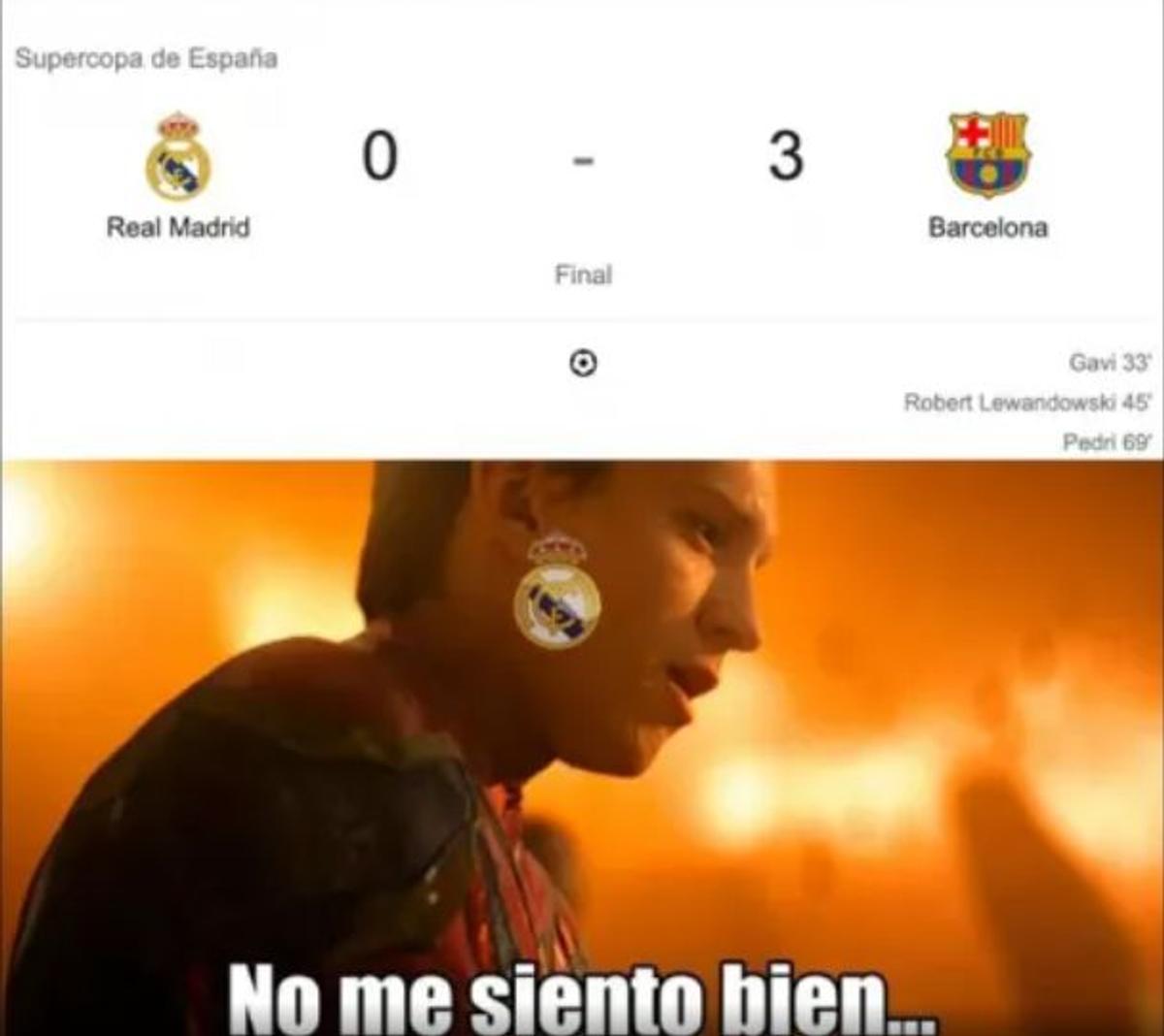 Real Madrid, ținta ironiilor după înfrângerea cu Barcelona » Cele mai bune memeuri după Supercupa pierdută cu Barcelona