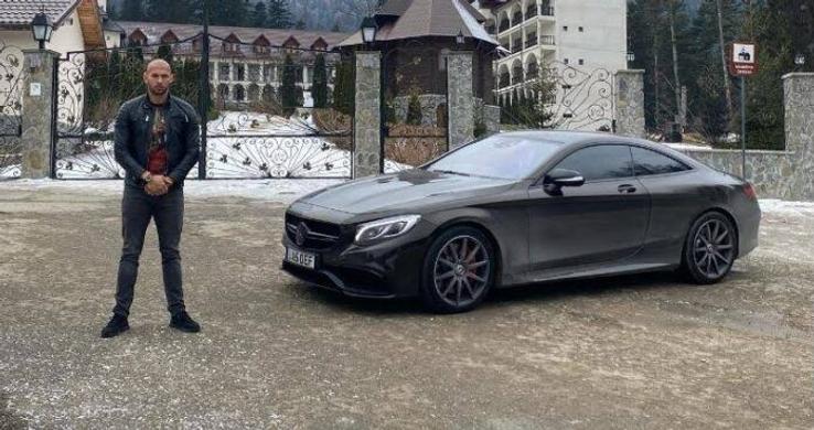 Mercedes B63 Brabus S63 Coupe - 165.000 euro. Foto: Instagram Andrew Tate