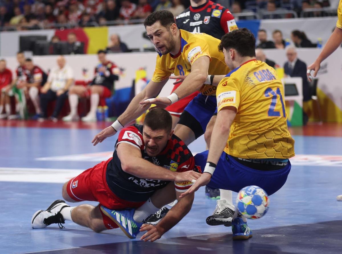 Cele mai spectaculoase imagini din Croația - România, ultimul meci al „tricolorilor” la Campionatul European de handbal masculin