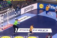 „Aeriană” senzațională reușită de Ionuț Nistor în România - Croația » Cel mai frumos gol al „tricolorilor” la CE de handbal masculin