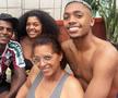 Luis Phelipe, în dreapta, alături de familia din Brazilia / Sursă foto: Facebook