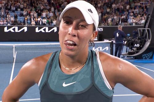 Madison Keys, imediat după victoria cu Gabriela Ruse