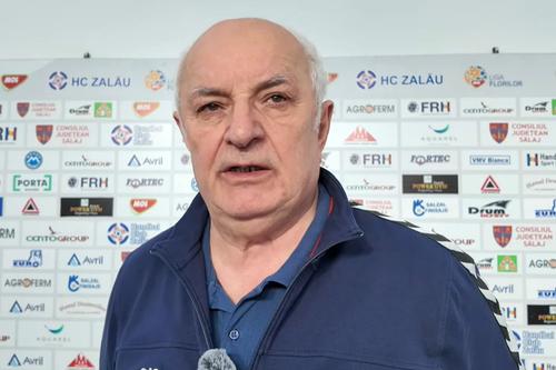 Gheorghe Tadici, antrenorul lui HC Zalău. Foto: Captură Facebook