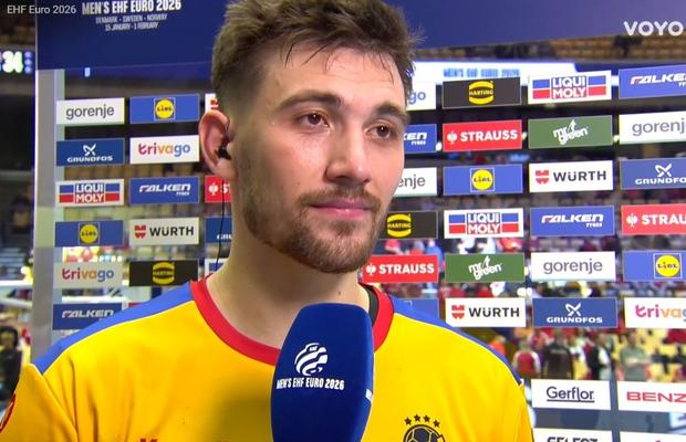 Prima reacție din tabăra României, direct de pe parchet, după eșecul suferit la Europeanul de handbal masculin