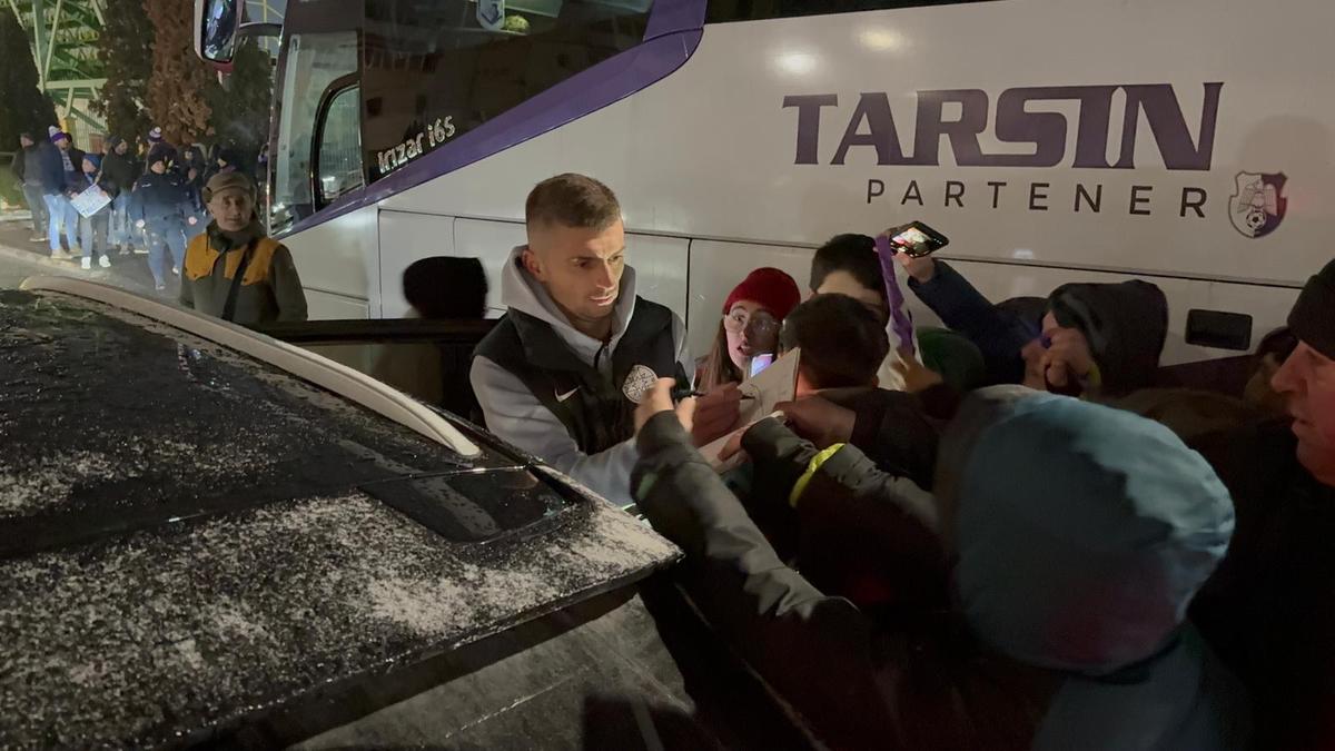 Florin Tănase, separat de echipă în drumul spre casă, după FC Argeș - FCSB