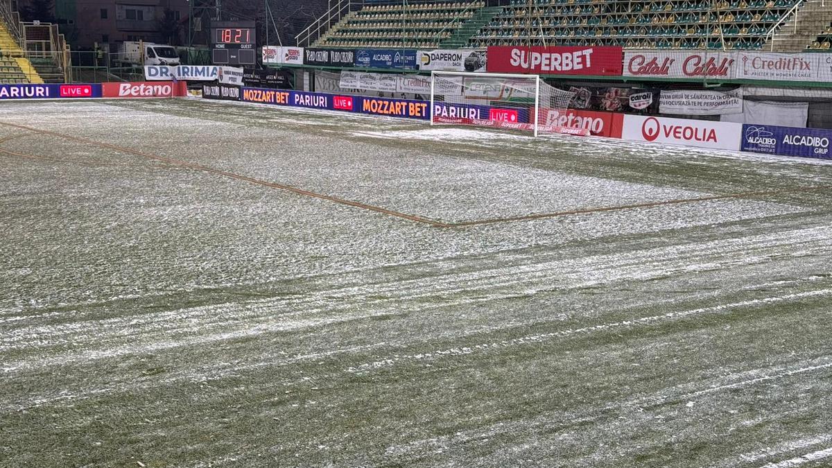 Cum se prezintă gazonul înainte de FC Argeș - FCSB