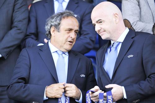 Michel Platini și Giani Infantino, foto: Guliver/gettyimages