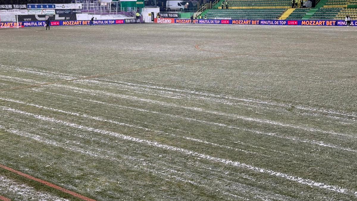 Cum se prezintă gazonul înainte de FC Argeș - FCSB