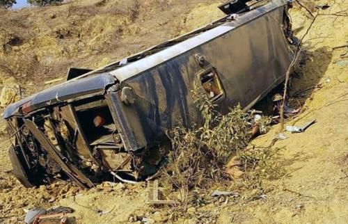 Autocarul în care se aflau suporterii ecuadorieni Foto: diariodapb.com.br