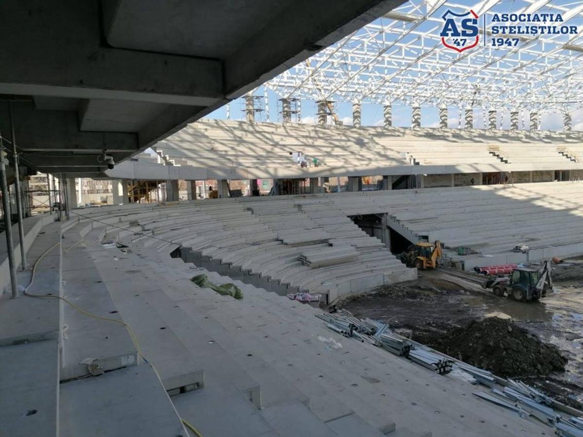 Stadionul Ghencea, aproape de finalizare » Fanii steliști vor fi încântați de imagini