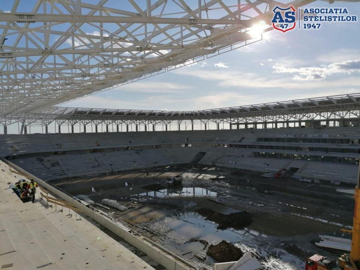 Stadionul Ghencea, aproape de finalizare » Fanii steliști vor fi încântați de imagini