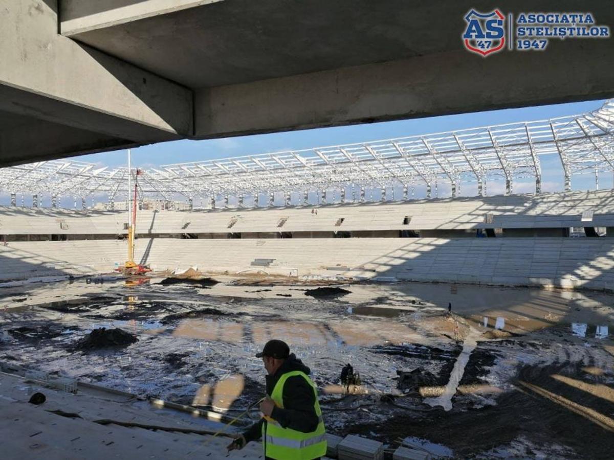 Stadionul Ghencea, aproape de finalizare » Fanii steliști vor fi încântați de imagini