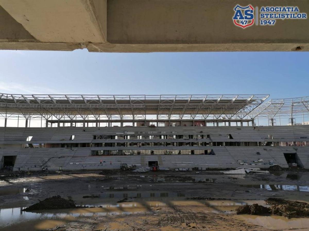 Stadionul Ghencea, aproape de finalizare » Fanii steliști vor fi încântați de imagini