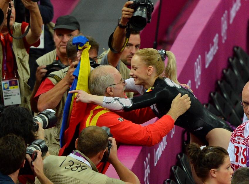Octavian Bellu și Sandra Izbașa la Jocurile Olimpice de la Londra FOTO Raed Krishan