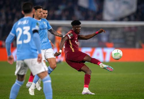 Emannuel Yeboah, unul dintre atacanții folosiți de Dan Petrescu cu Lazio/ foto Raed Krishan (GSP)