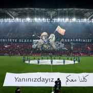 Scenografia emoționantă a fanilor lui Trabzonspor / Sursă foto: Facebook@Trabzonspor