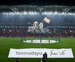 Scenografia emoționantă a fanilor lui Trabzonspor / Sursă foto: Facebook@Trabzonspor
