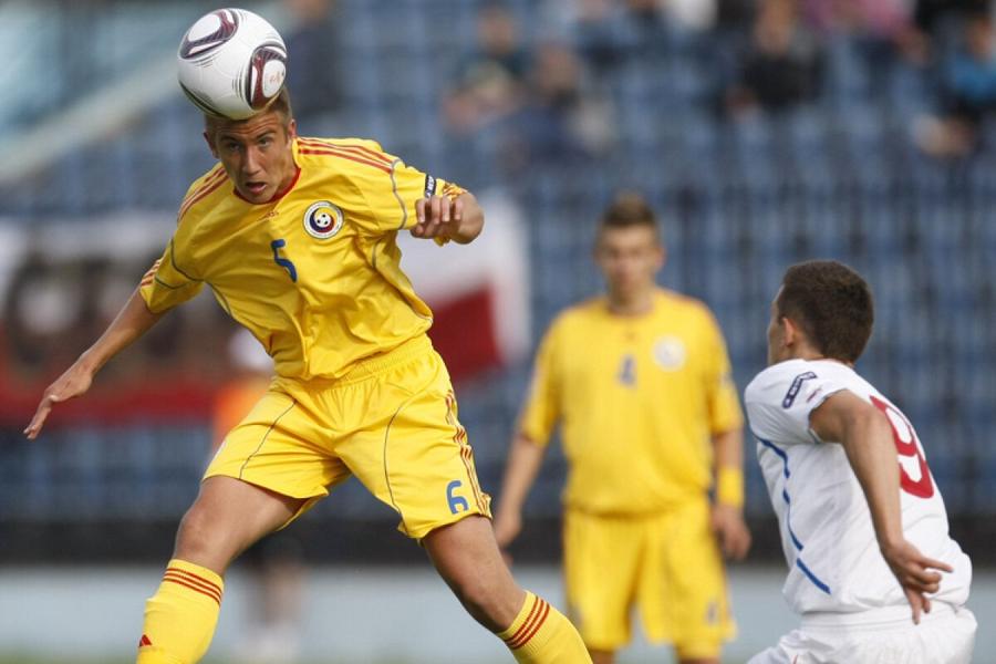 Andrei Vaștag, în tricoul României U18 Dezvăluire la GSP Live » De ce au fost refuzați doi fotbaliști români de AS Roma: „Eram eu, Filip și Boldor”