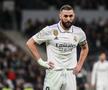 Karim Benzema (35 de ani), atacantul francez al campioanei Spaniei, Real Madrid, a stabilit un record în meciul câștigat de gruparea de pe „Santiago Bernabeu”, scor 4-0, în fața lui Elche, în runda cu numărul 21 din La Liga. 
Foto: Imago