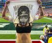 Actrița Cara Delevingne (30 de ani) i-a adus un omagiu interpretei Rihanna (34 de ani), chiar în timpul Super Bowl LVII.