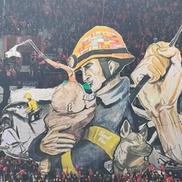 Scenografia emoționantă a fanilor lui Trabzonspor / Sursă foto: Facebook@UItras World
