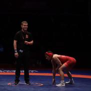 Alexandra Anghel (stânga) în finala Campionatelor Europene de la București  FOTO Dumitru Angelescu Libertatea